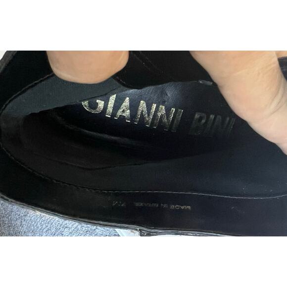 Gianni Bini Leopard Print Ankle Boots - Picture 11 of 12